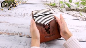 【Cega】17key / 21Key Kalimba Thumb Piano Acoustic Finger Piano Music Instrument เครื่องดนตรี คาลิมบา