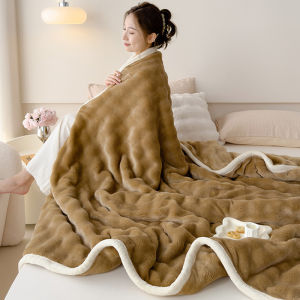 Thick Warm Blanket Coral Fleece