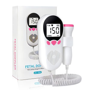 Home Fetal Doppler Heartbeat Monitor Radiation-Free LCD Curve Display Pregnant Baby Heart Rate Detector