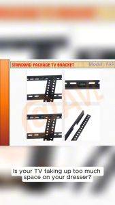 AVL F44 LOCAL SG STOCK FAST DELIVERY Fix mounted TV Bracket for TV size 32" 46" 55" 65" TV can use with many different brand of TV