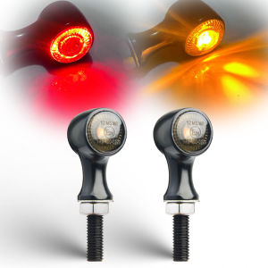3 in 1 LED Turn Signal Light Cafe Racer Indicator Taillight Brake Lamps Blinker For Harley Bobber Chopper Dyna Motorcycle Lights