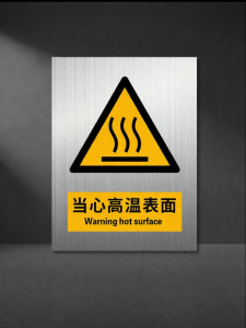ZHICAIYOU | Safety Warning Sign for Sharp and Corrosive Materials Chemicals Handling