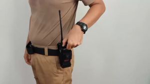 ซองใส่วิทยุสื่อสาร มีช่องร้อยเข็มขัด พกข้าง