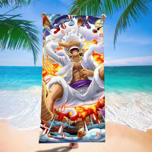 Bandai | One Piece Luffy Gear 5 Nika Beach Towel Anime Super Soft Quick-Dry Bath Towel