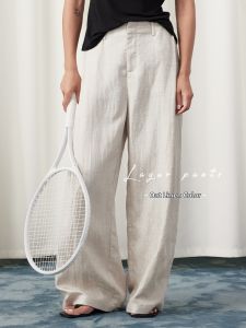 Lagur | Breathable Linen Anti-Wrinkle Leisure Long Pants for Summer