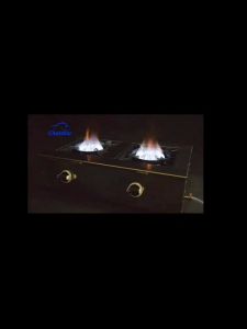 CHELSTAR CLP-2 Low Pressure Gas Stove | 2 Burners | Stainless Steel | Kwali Stand Design