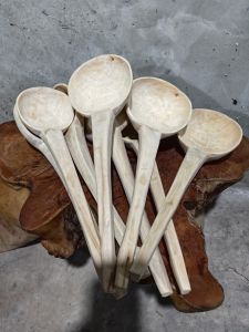 Muỗng Gỗ Nguyên Khối Dùng Để Nấu Súp Cay Shenghu Muỗng Gỗ Lớn Kiểu Truyền Thống Dùng Cho Nhà Hàng Muỗng Ăn Chia Sẻ