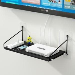 Wall Mounted No Drilling TV Box Router Organizer