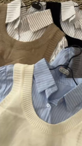 KEMEJA PLUS ROMPI POLOS UNIK IMPORT BUS