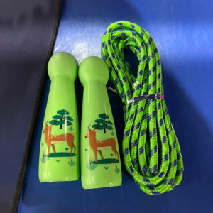 Cartoon 2.8M Training Jump Rope Exercise For Children Skipping Ropes Cotton Rope Adjustable Jump Rope PrimaryAcc