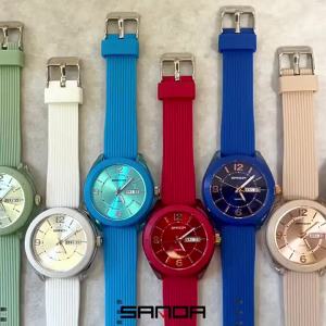 SANDA Brand Quartz Womens Watch Waterproof Auto Date Week Elegant Luxury Ladies Wristwatch Waterproof Analog Womens Watches