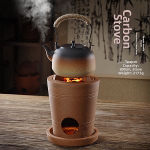 MIANXIAOCHENG | Outdoor Firewood & Electric Dual-use Stove Kettle