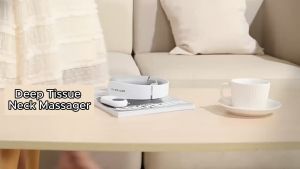 Neck Massager with Heating Function Portable Electric Neck Massager with 5 Modes/16 Intensites Deep Tissue Relief