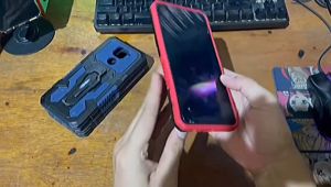 Case Untuk Vivo Y53s New Casing Hp Kickstand Armor Belt Clip Terbaru