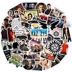 50PCS Cartoon Supernatural Personality Graffiti Creative Stickers Refrigerator Skateboard Desk Notebook Decoration Gift