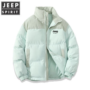 Jeep Couples down Cotton-Padded Jacket Womens Winter Outwear Retro Corduroy Small Loose Cotton Coat Thickened Padded Jacket