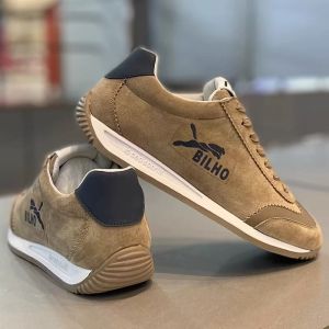 OCEANIA ROO Mens Shoes Casual Running Soft Bottom Sport Trendy Shoes Autumn Winter High Sensation Retro All-Match Leisure Board Shoes