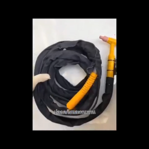 เครื่องมือเชื่อม ใช้ท่อซิลิโคน ปรับทิศทางได้ ทนความร้อน ป้องกันการลวก สำหรับปืนเชื่อม TIG พร้อมสายหนาและหัวปืน