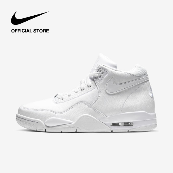 Nike Mens Flight Legacy Shoes White White Sports Sneakers Rubber