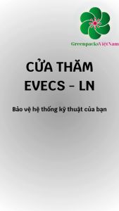 Cửa thăm hộp kỹ thuật NHỰA ABS nhấn mở EVECS - LN - Hàng nhập khẩu chính hãng
