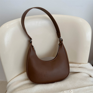 Fashionable Dumpling Shape Handbag Womens Shoulder Bag Simple Match All Occasions New 2023 Underarm Bag Soft PU Leather