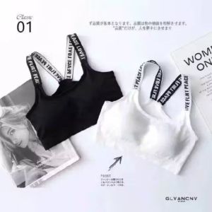 Sport bra wanita yoga fitness korea import