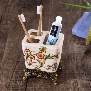 Kệ Đựng Chổi Gốm Sứ Kiểu Châu Âu Mỹ Kệ Đựng Kem Đánh Răng Và Chổi Trong Nhà Tắm Kệ Đựng Đồ Dùng Vệ Sinh Cá Nhân Bằng Gốm Sứ