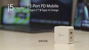 J5create 30W PD USB-C Mobile Wall Charger - JUP2230F