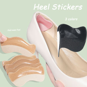 4pairs Shoe Pads for High Heels Anti-wear Foot pads Heel Protectors Womens Shoes Insoles AntiSlip Adjust Size Shoes Accessories