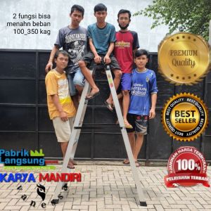 Tangga Lipat / Tangga Aluminium / tangga lipat Jumbo / 1 M / 125 M / 15 M / 175 M / 2 M