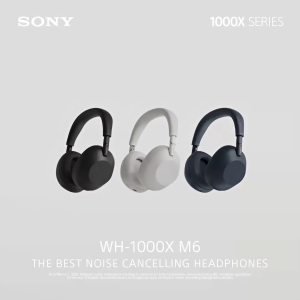 [NEW} Sony WH-1000XM6 Wireless Headphones | Advanced Noise Cancelling Technology |  Comfort design
