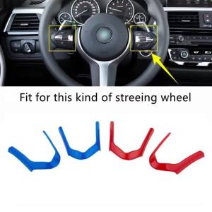 ABS Chrome Steering Wheel Decoration Frame Trim Fit For BMW F20 F22 F21 F30 F32 F33 F36 F06 F12 F13 X5 F15 X6 F16 M-Sport
