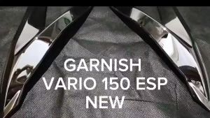 Bingkai Lampu Depan HONDA Vario 150 ESP New Black Chrome - Garnish Set TGP