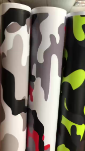 30x100cm Car Camouflage Vinyl Wrap Roll PVC Car DIY Sticker Wrap Film Army Green Camouflage Car Sticker