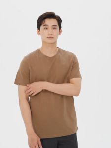 Áo thun basic nam YODY phông trơn cổ tròn vải cotton Cotton BCI mềm mại TSM6129