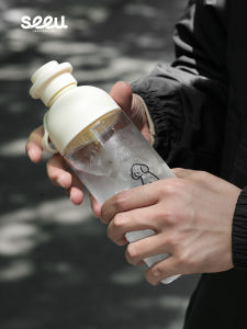 Dual Opening Large Capacity Sports Water Bottle 600ml