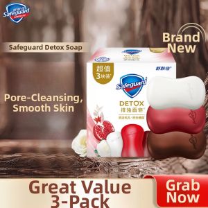 Safeguard | Red Pomegranate & Sandalwood Rose Tea Flower Soap for Shower Face Wash Hand Cleaning 100g