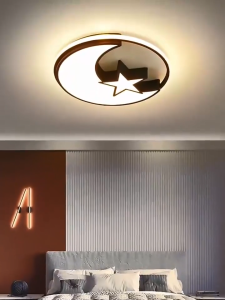 (COD) Modern LED Tricolor Dimming Ceiling Lights Deluxe Living Bed Room Center Ceiling Lamp Corridor