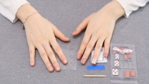 【With Glue】Nail Fake With Glue 24Pcs Fake Nails with glue Matte Nail Art Ballet Tip Long Nail French Fake Nail COD