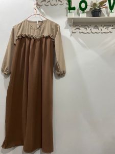 pakain gamis anak crinkle perempuan Fahira dres.model terbaru.fashion anak.termurah