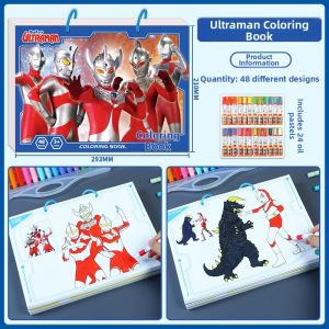 XIAOSHUGUOGUO | Children Coloring Book Q-version Ultraman