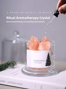 No-Flame Aromatherapy Diffuser Crystal Stone for Home Indoor Long Lasting Light Fragrance Gift for Girls New Year Christmas