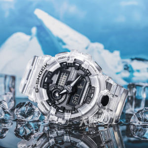 นาฬิกาข้อมือ Casio G-SHOCK รุ่น GA-110AC-7A สำหรับผู้ชาย แบบลำลอง วัสดุสายยาง หน้าปัดขนาดใหญ่ 52 มม. ความลึกน้ำ 200 เมตร