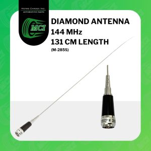 ANTENNA M-285S without base M285S Diamond Stainless Steel 144MHz tricycle jeepney universal radio FM AM signal