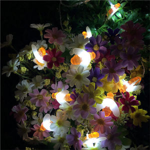 Solar Powered Honey Bee Led String Lights Outdoor Garden Lamp for Fence Patio Grass Wedding Street Tree Decoration