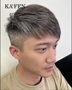 EXP 2028 KAFEN何首乌染护洗发精 400ml KAFEN Sa La Hei Yo Hair Color Shampoo 400ml (Black/Brown)White Gray Hair Dye Darkening