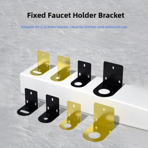 Stainless Steel Electric Double Control Water Faucet Bracket Wall Mounted Kitchen Bathroom Accessories Fixed Base Support