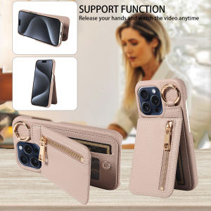 Flip Zipper Phone Case for Samsung GalaxyA12 A13 A14 A32 A33 A52 A53 A54 A73 A91 A01 A03 A52 A72 A02 A22 A04 PU Leather Cover