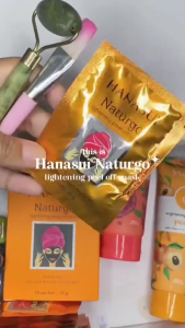 Hanasui Naturgo Peel Off Mask 10gr Masker Wajah Angkat Komedo Mencerahkan & Haluskan Kulit
