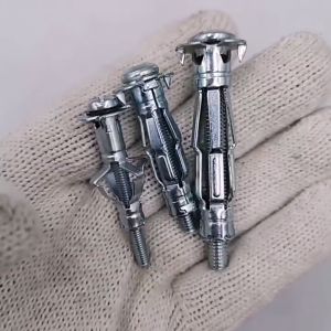 20Pcs M4 Hollow Wall Metal Anchor Drywall Cavity Plug Screw Depot For Drywall Cavity Plug Dowel